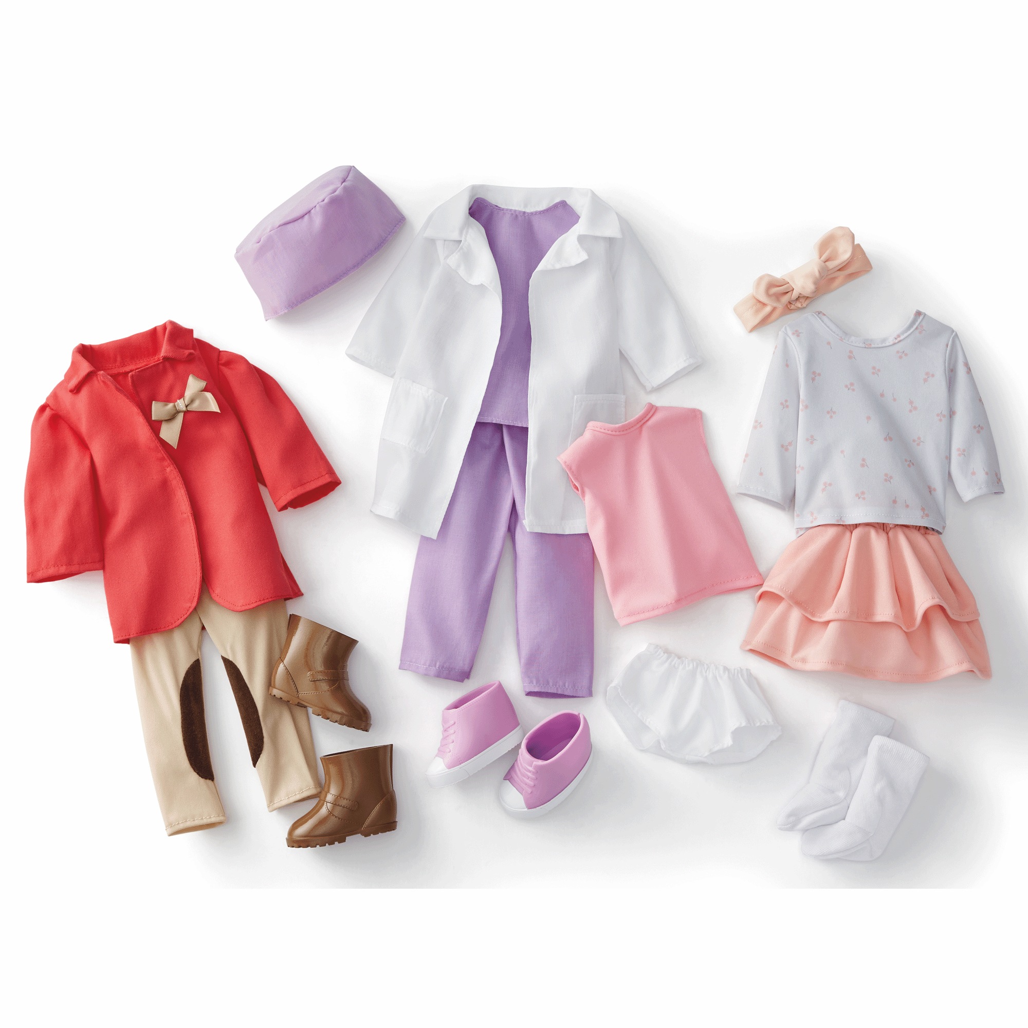 Set of Three 18" Doll Outfits 3 Set of Three 18" Doll Outfits