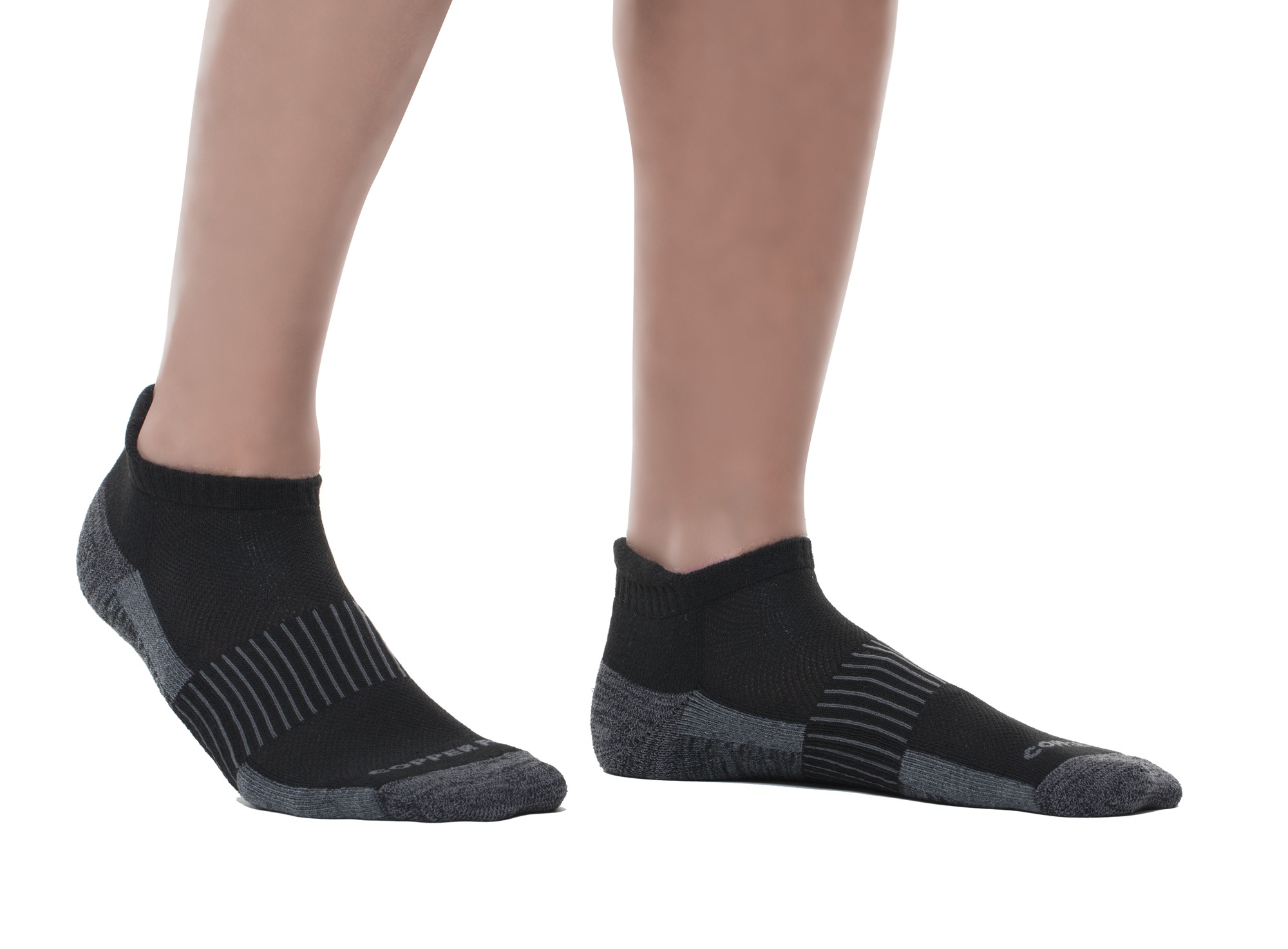 3-Pack Copper Fit Unisex Ankle Socks