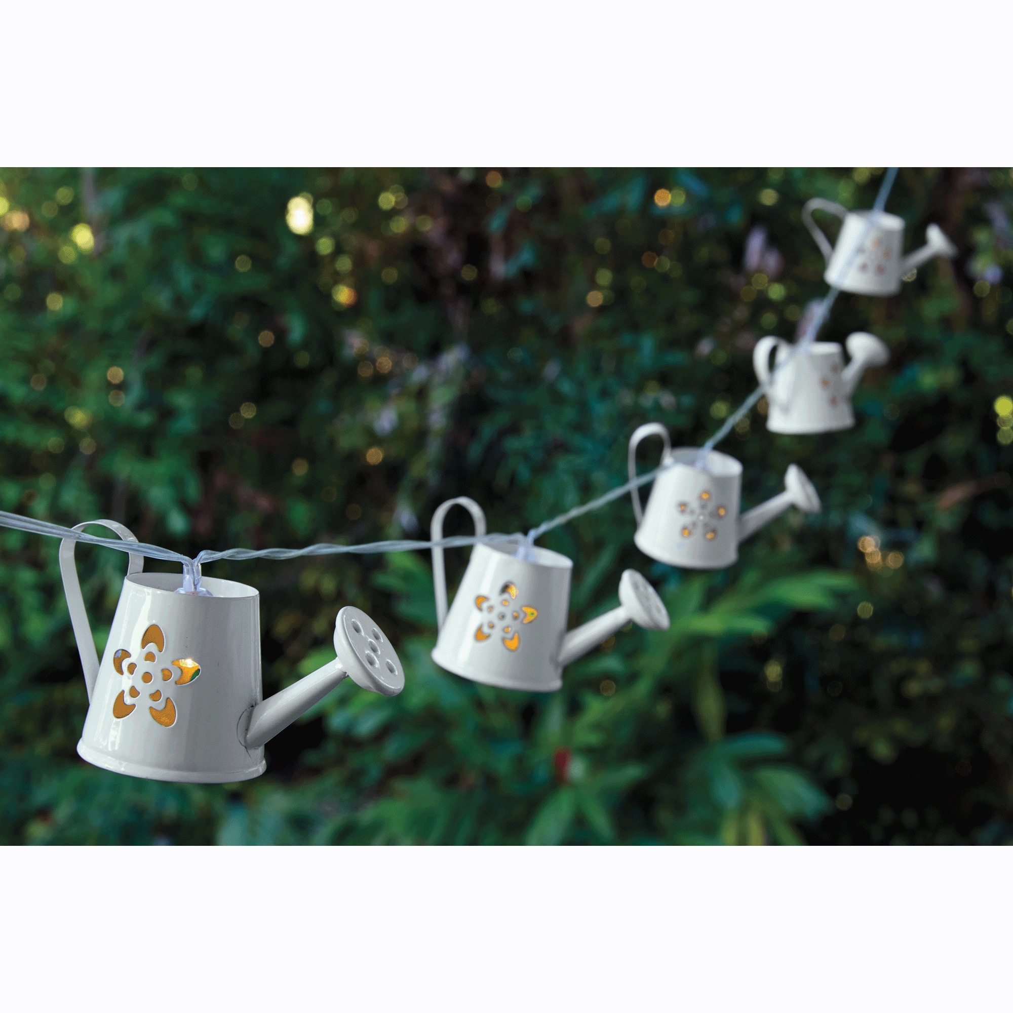 Solar Watering Can String Lights