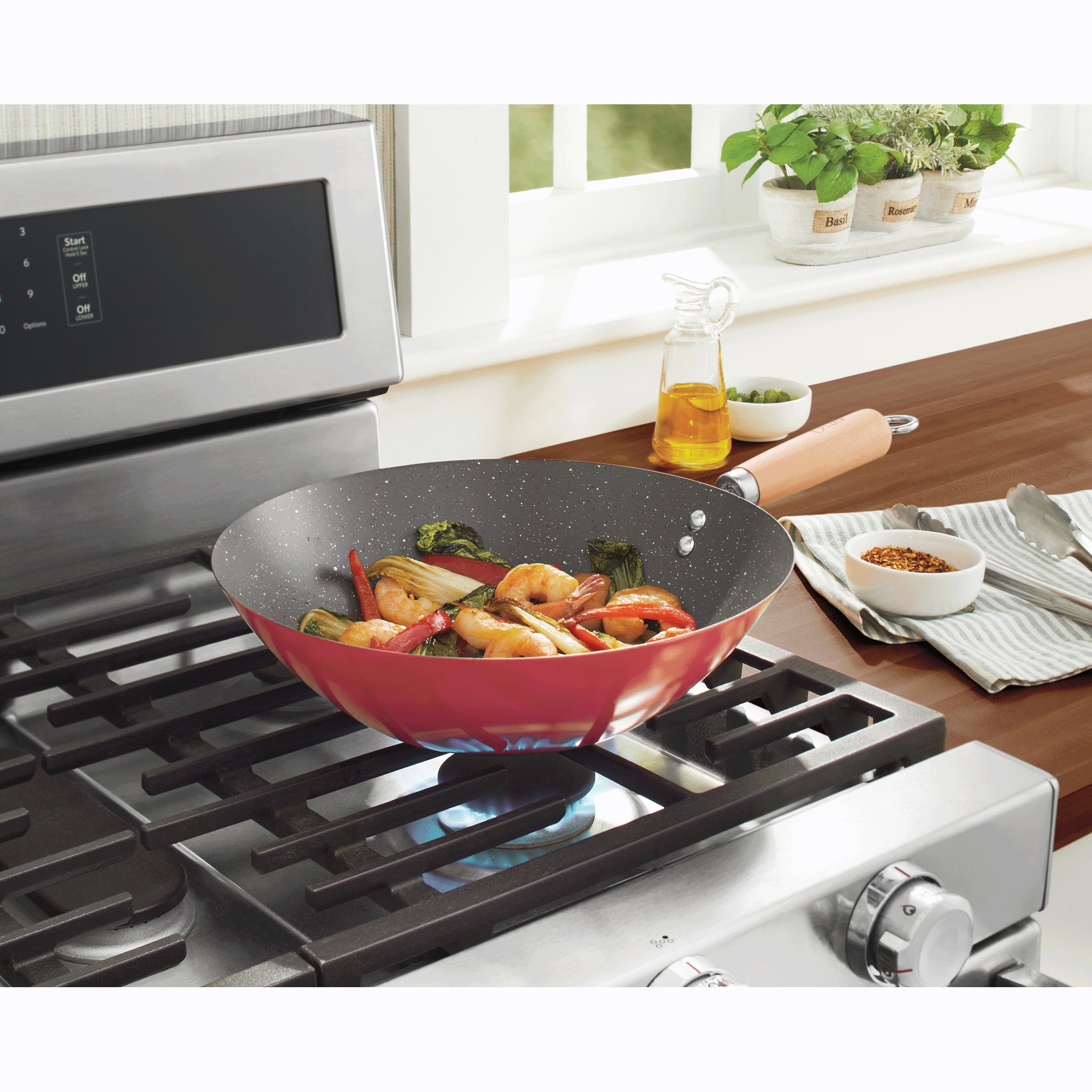 Oster Denali Carbon Steel Wok