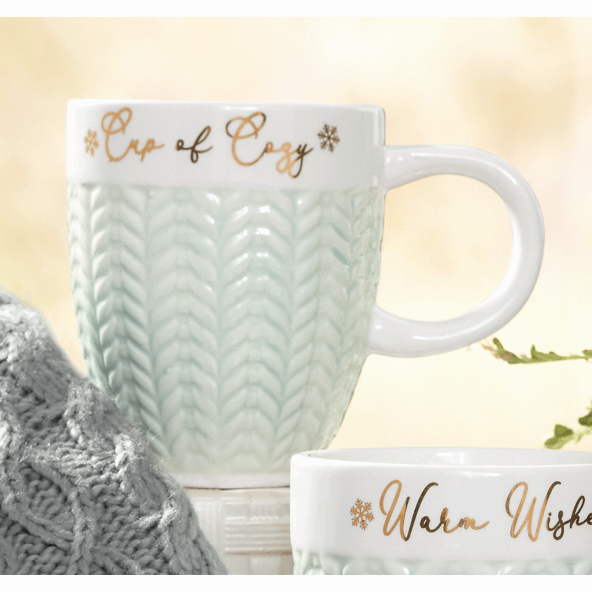 2-Piece Mittens and Mug Set