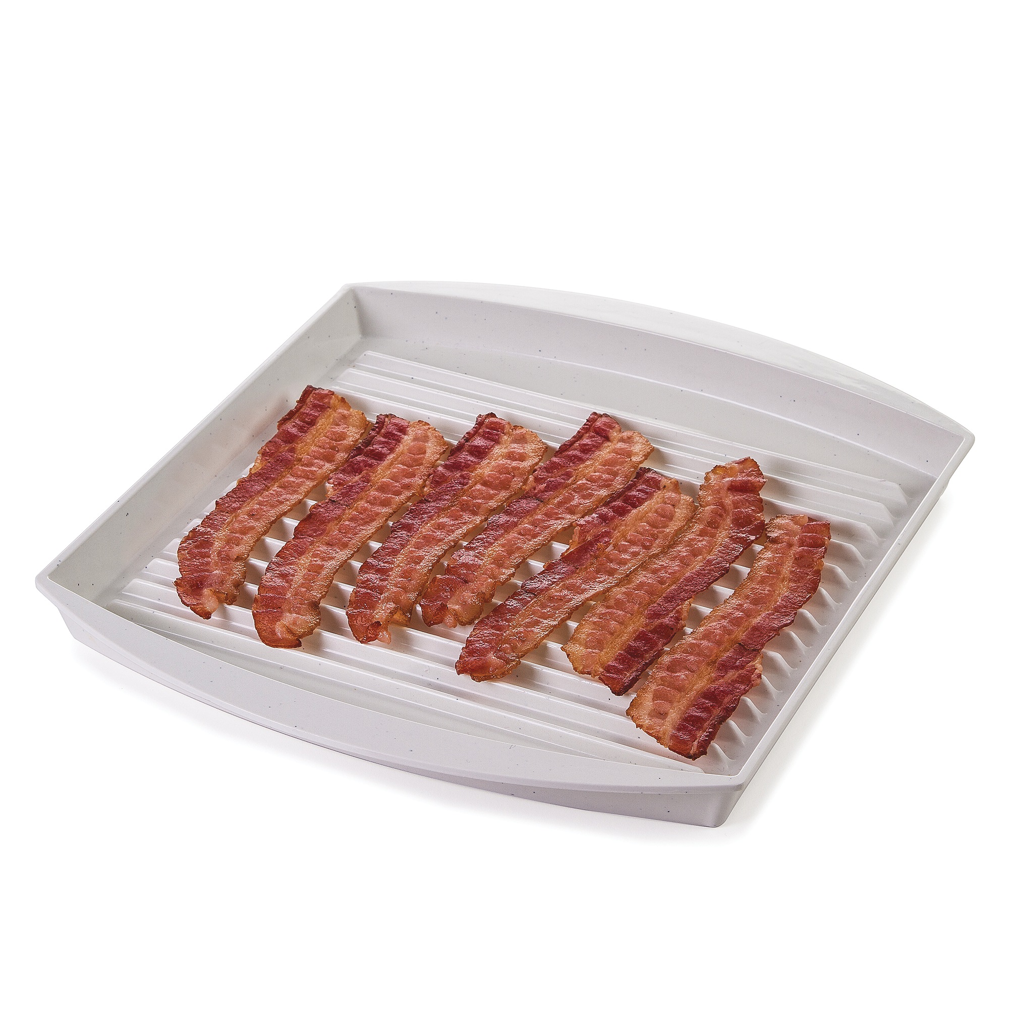 Progressive Microwave Bacon Grill with Cover and Fat-Draining Design 3 Progressive Microwave Bacon Grill with Cover and Fat-Draining Design