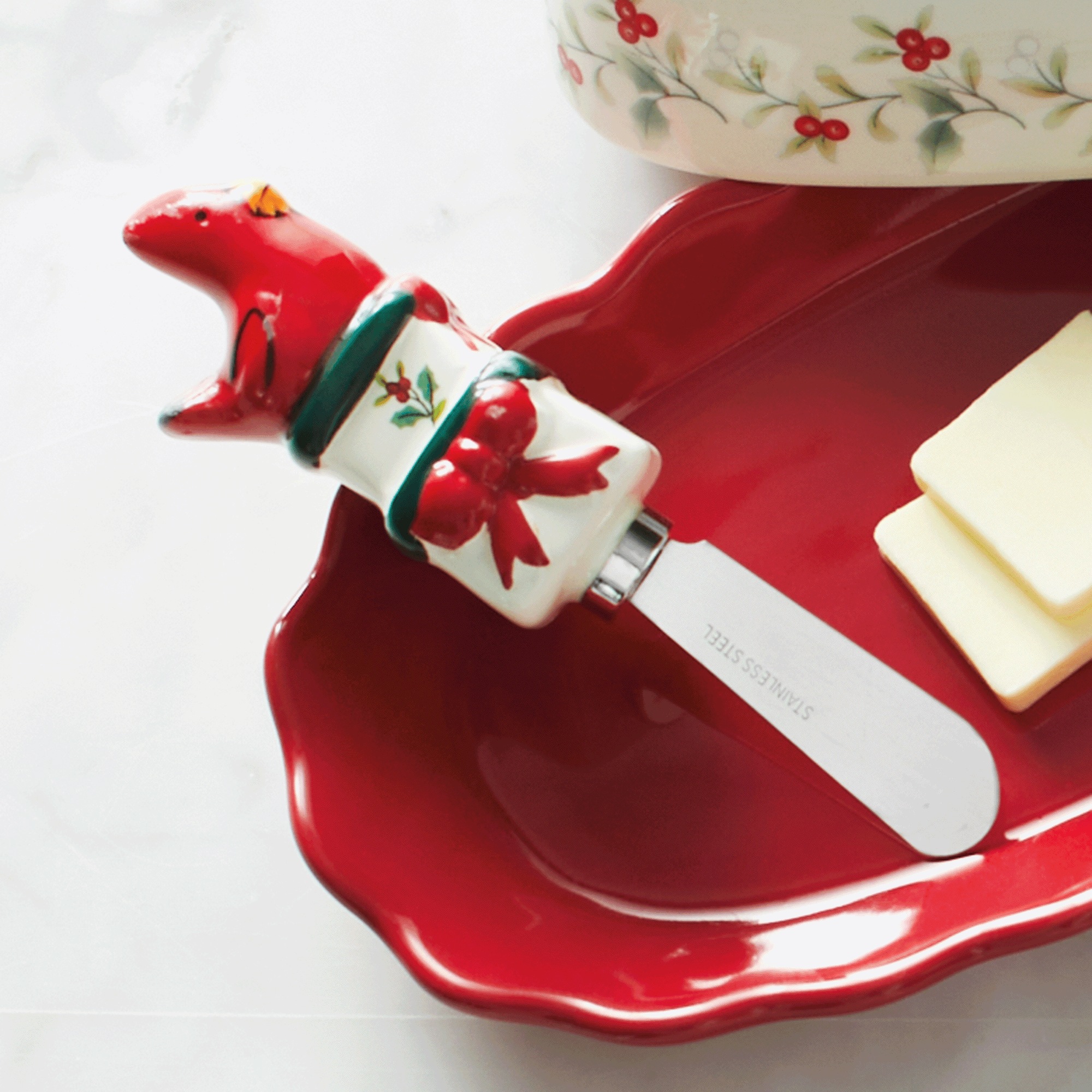 Pfaltzgraff Winterberry Set of 4 Spreaders