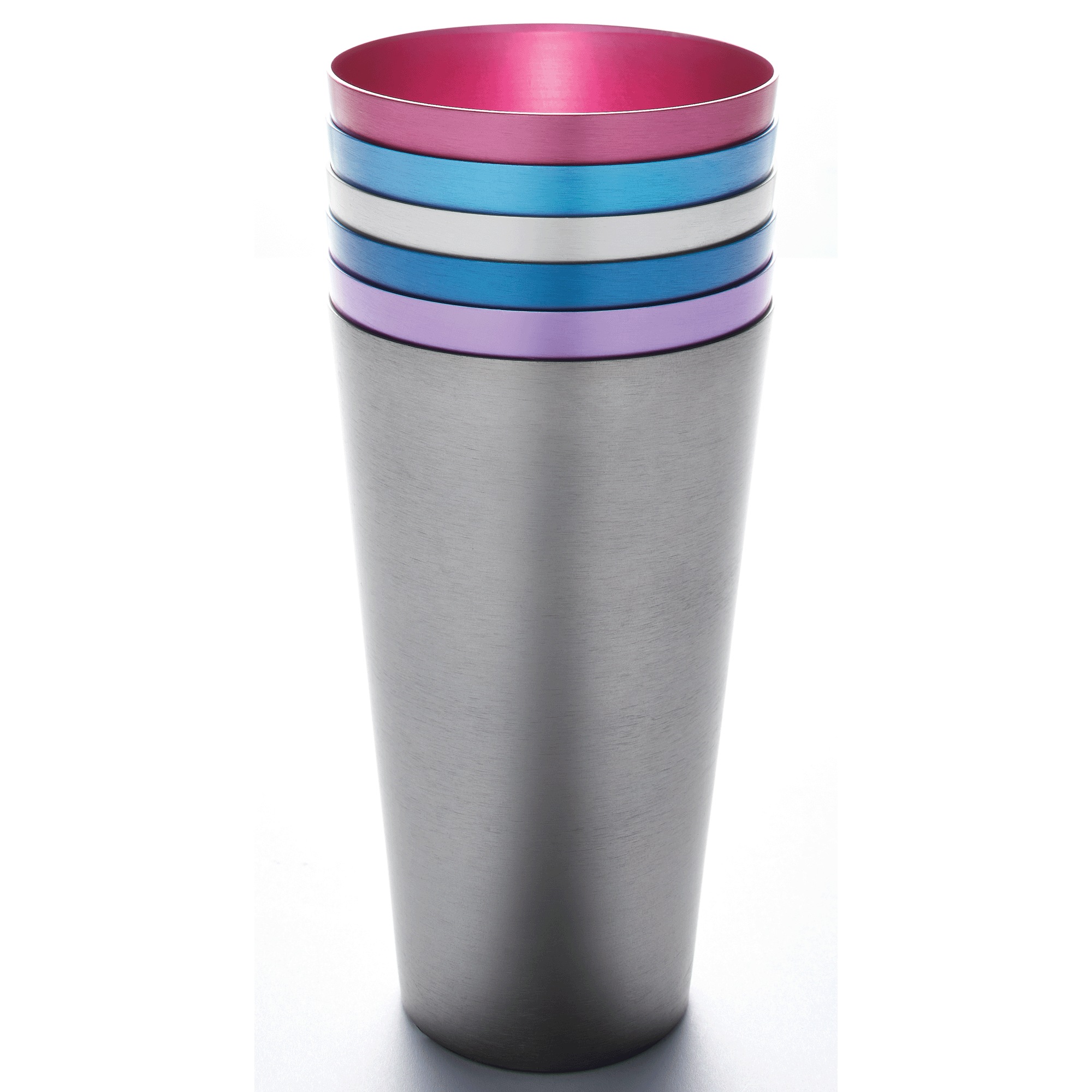 Set of 6 Aluminum Tumblers 3 Set of 6 Aluminum Tumblers