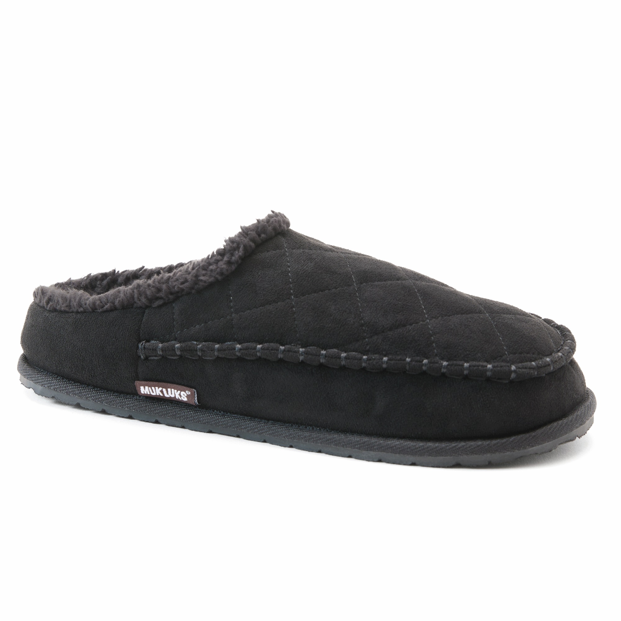 MUK LUKS Men's Pieced Scuff 3 MUK LUKS Men's Pieced Scuff