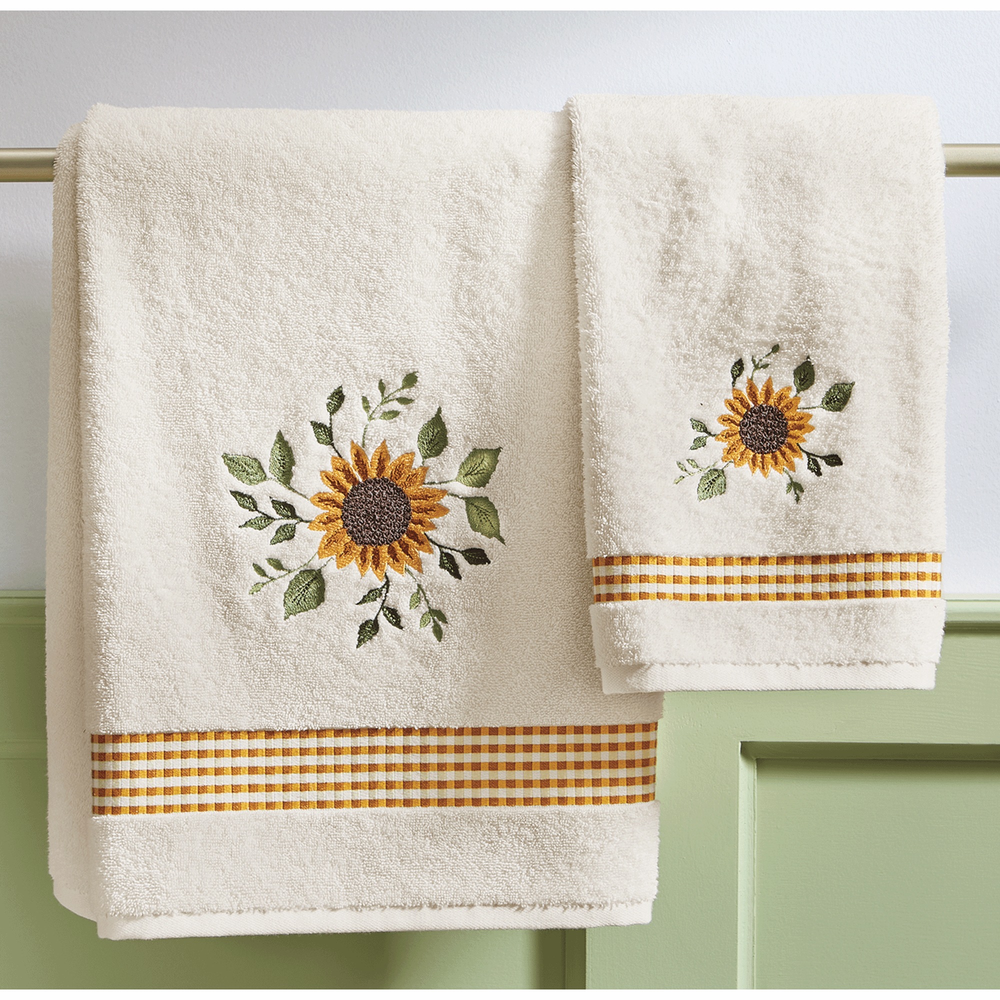 Sunflower 2-Piece Bath Towel Set