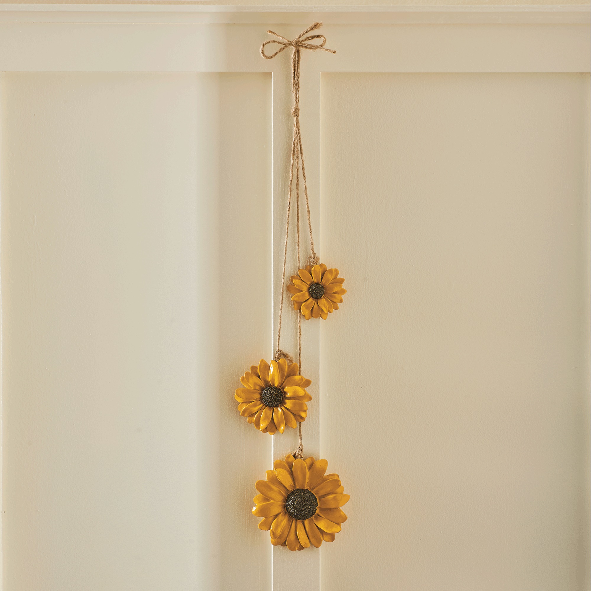 Set of 3 Hanging Sunflowers