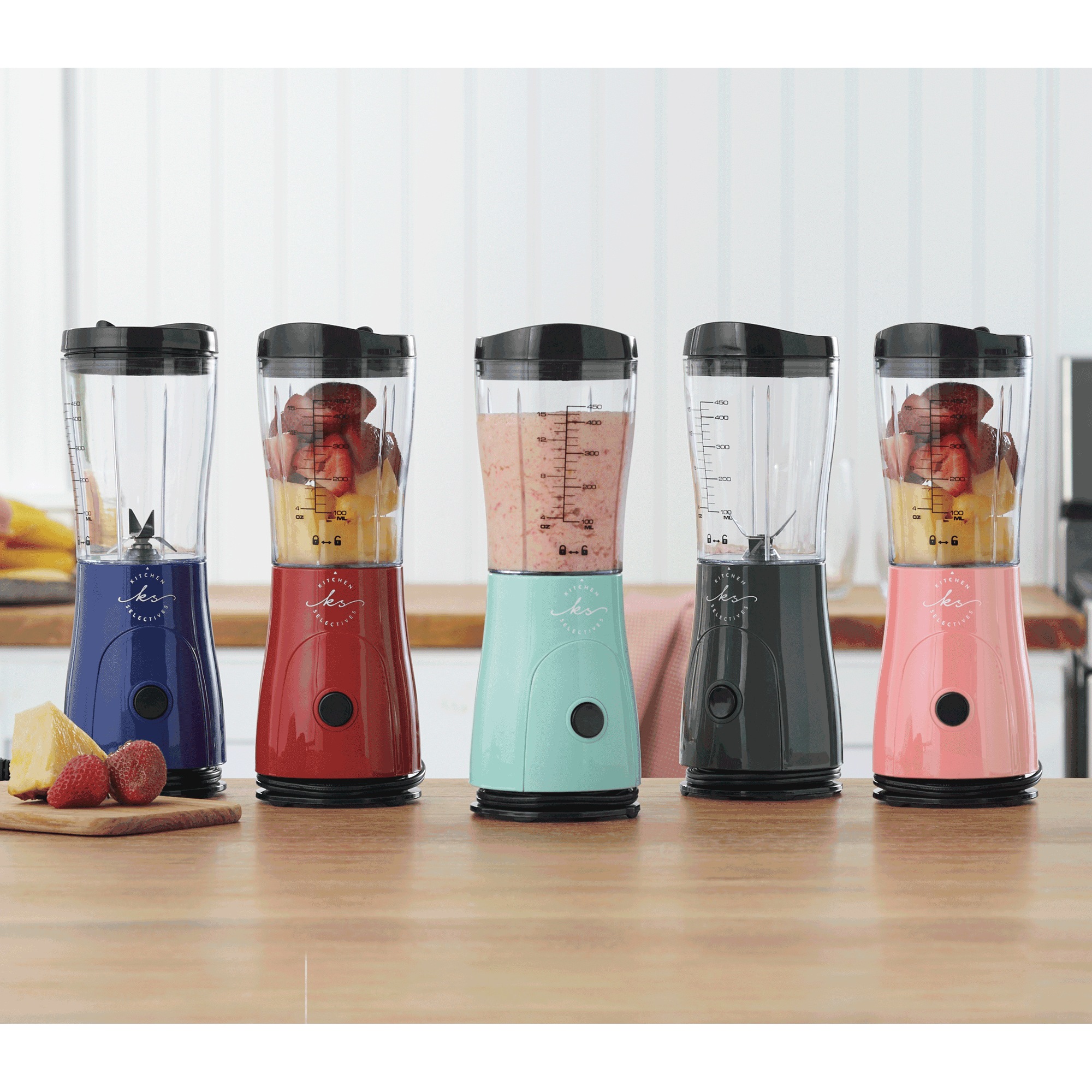 15-Ounce Kitchen Selectives Personal Blender with One-Touch Operation