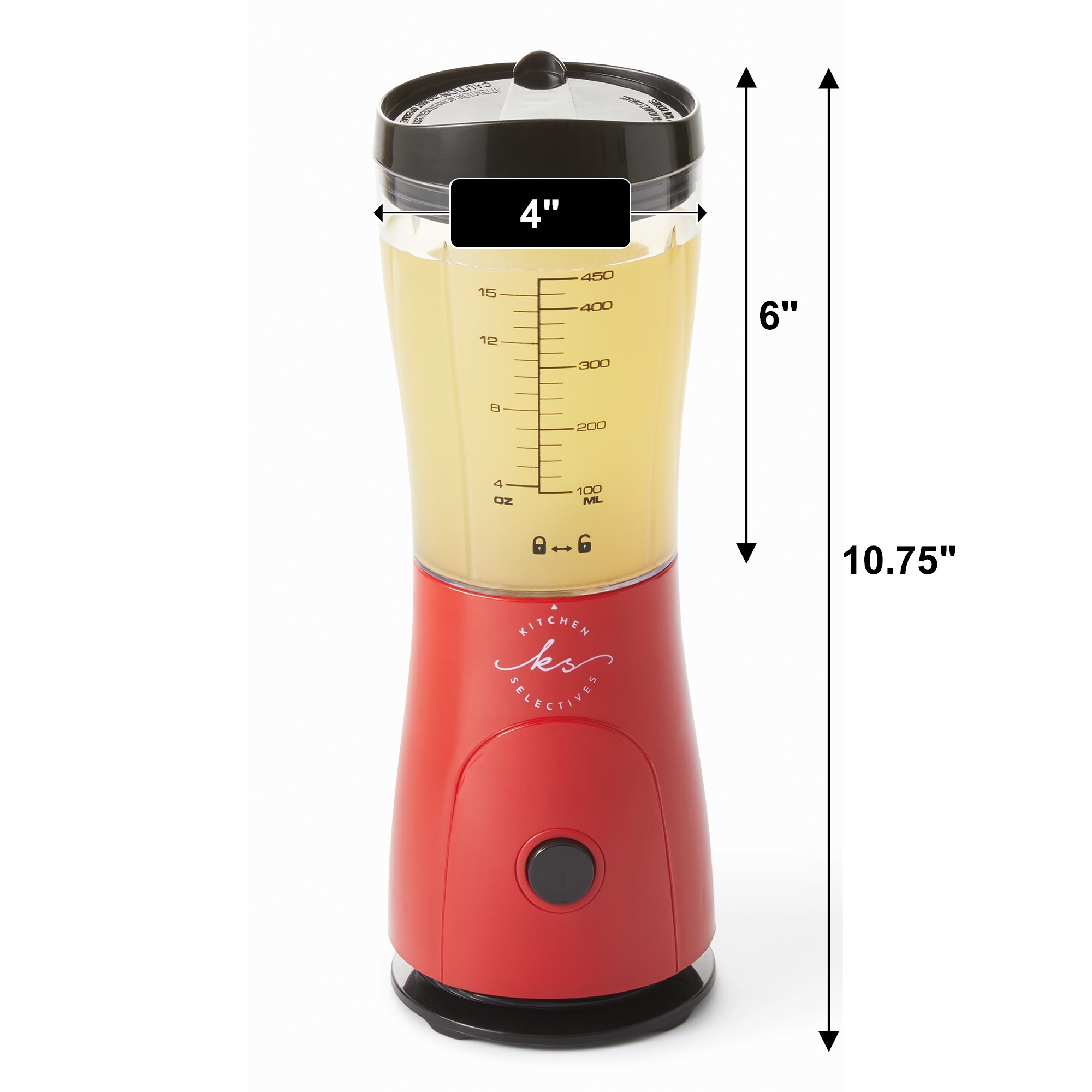 15-Ounce Kitchen Selectives Personal Blender with One-Touch Operation