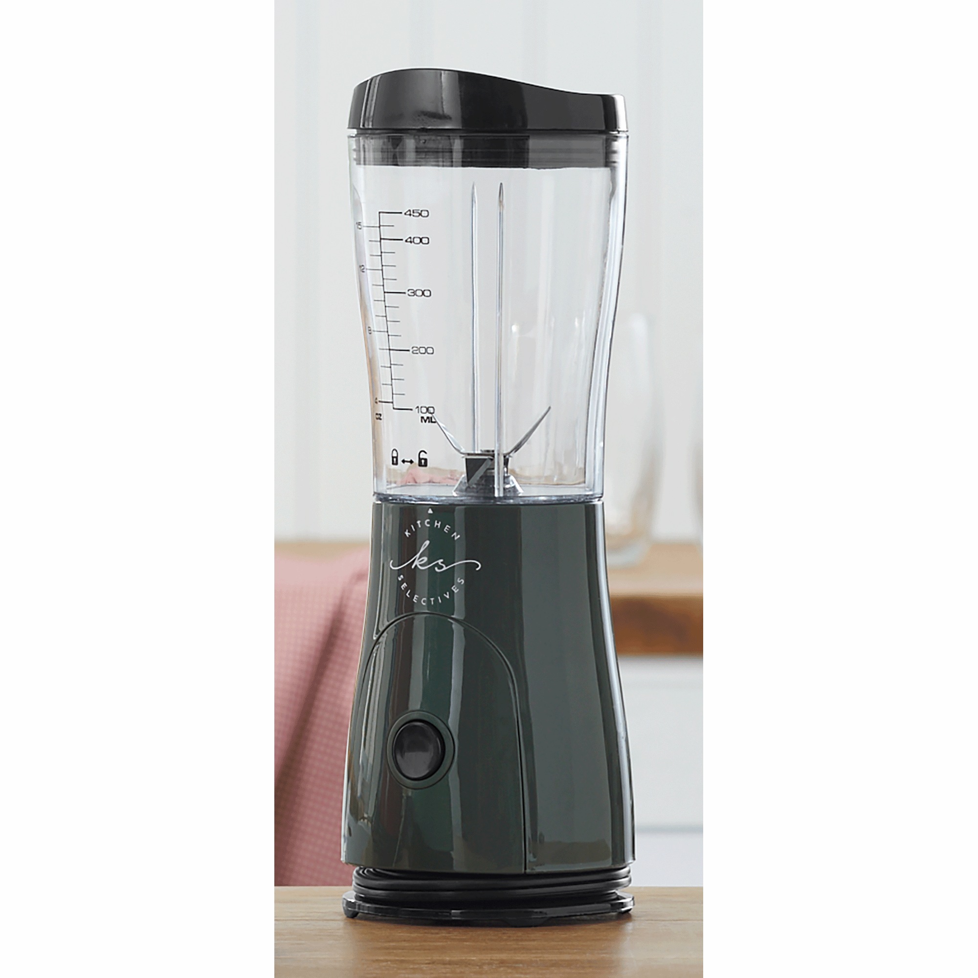 15-Ounce Kitchen Selectives Personal Blender with One-Touch Operation 8 15-Ounce Kitchen Selectives Personal Blender with One-Touch Operation