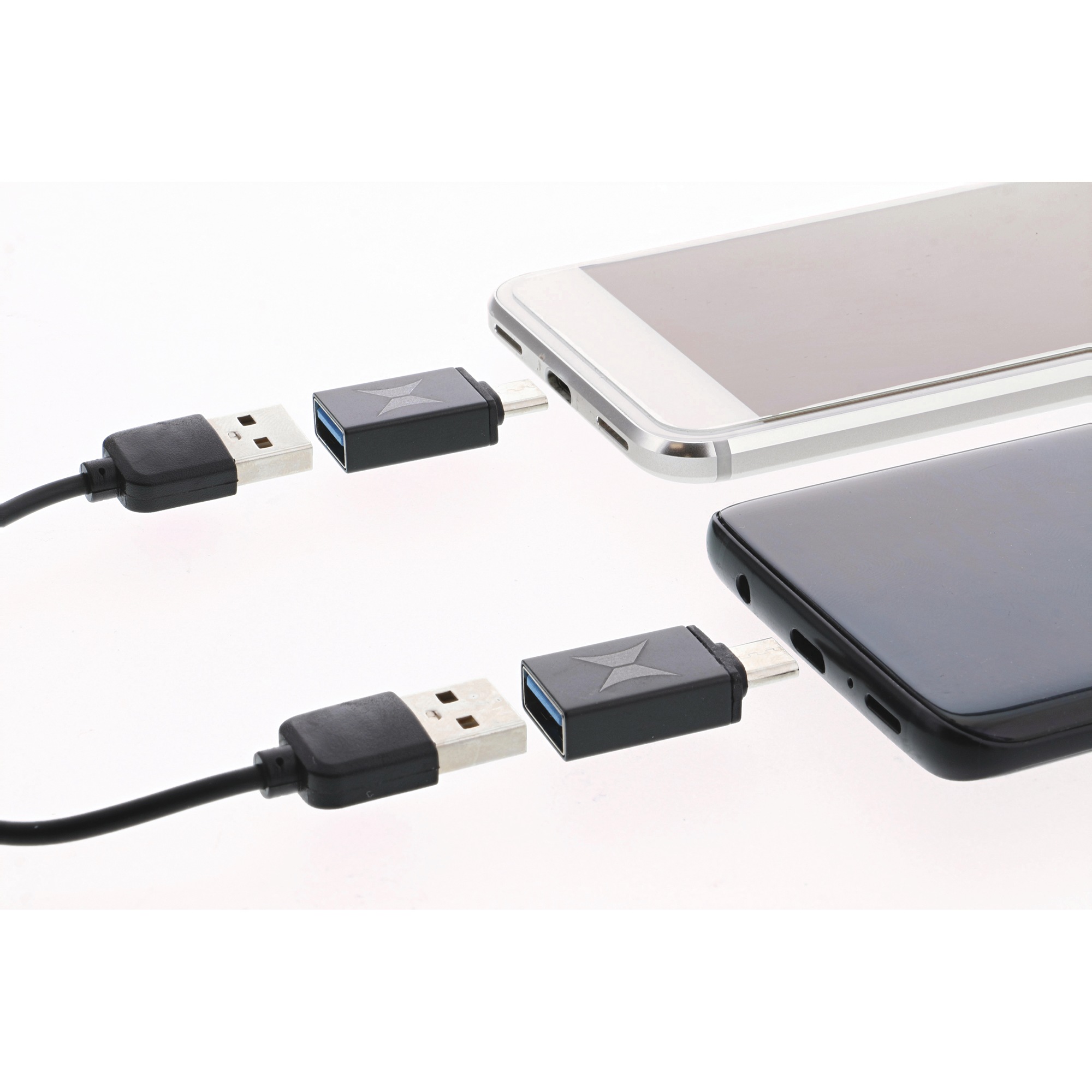 Pack of 2 Xtreme USB-A to USB-C Adapters