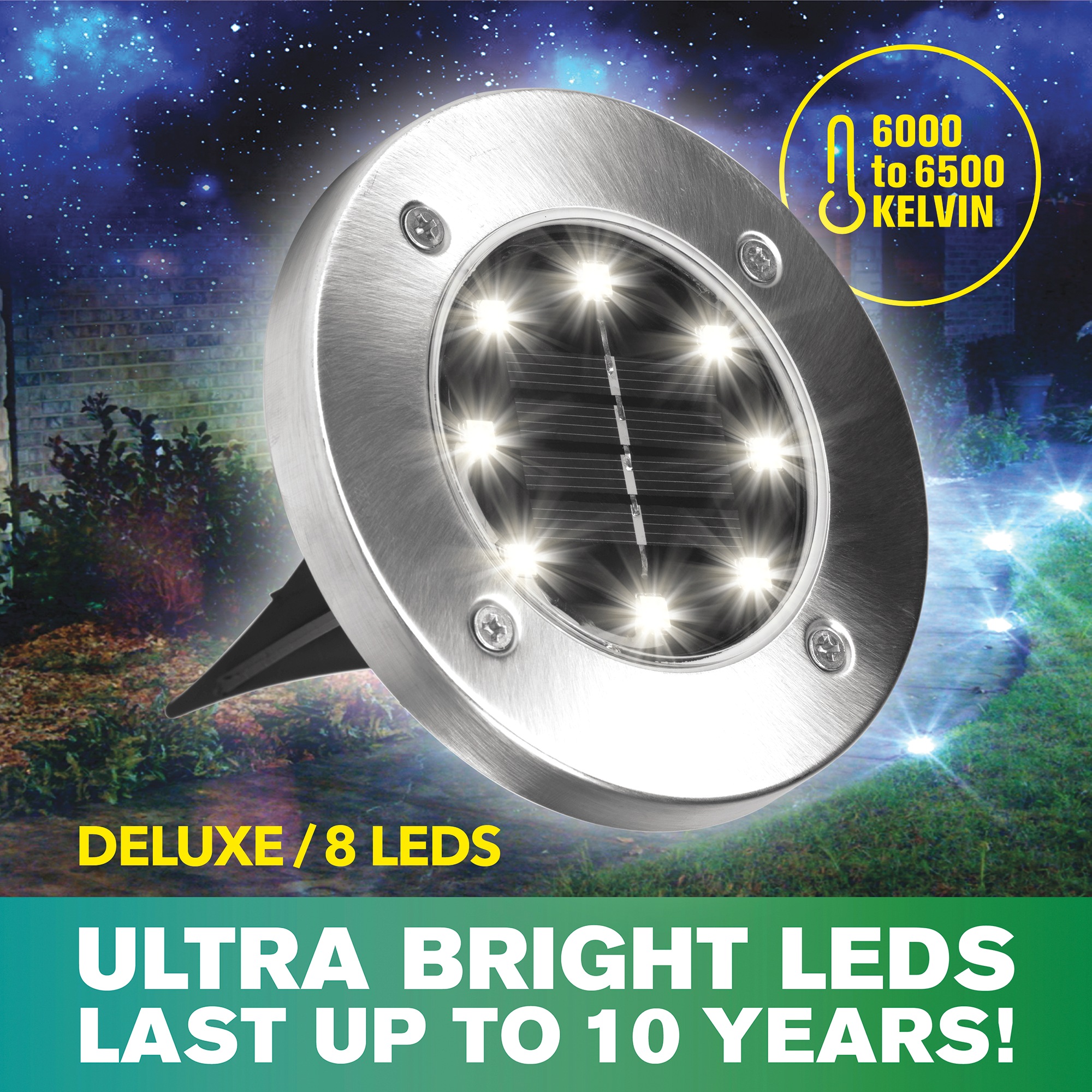 Bell+Howell Disk Lights Deluxe 4-Pack 4 Bell+Howell Disk Lights Deluxe 4-Pack