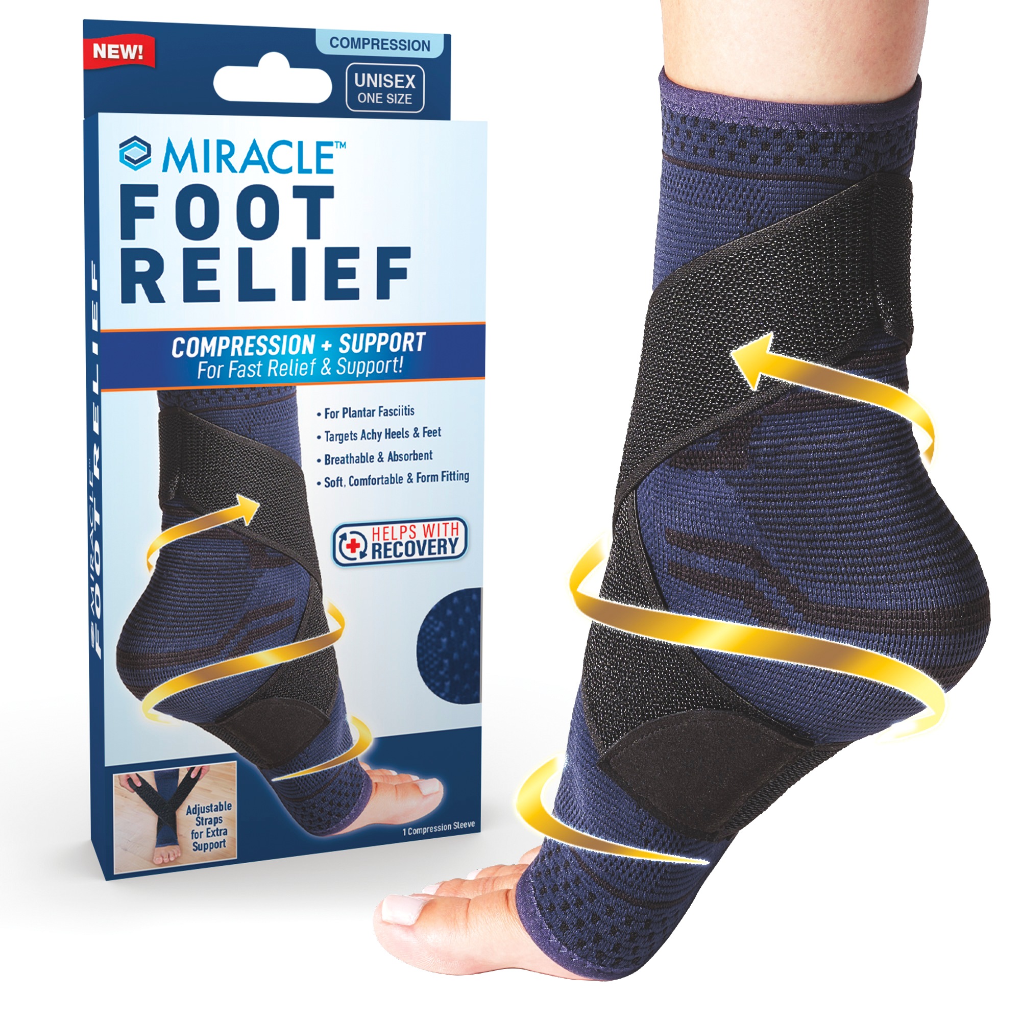 Miracle Foot Relief Compression Sleeve 5 Miracle Foot Relief Compression Sleeve