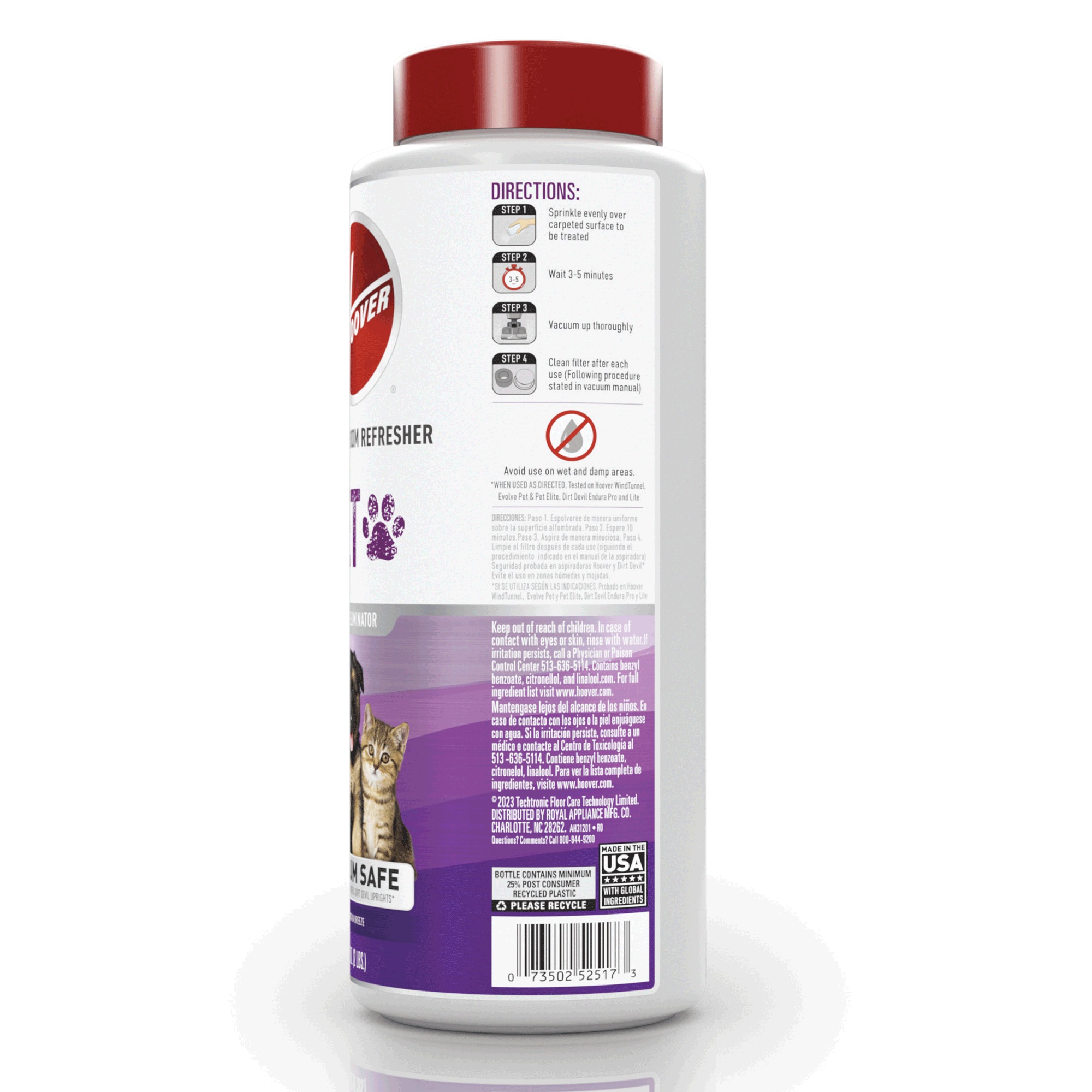 Hoover Carpet & Room Refresher Powder 3 Hoover Carpet & Room Refresher Powder