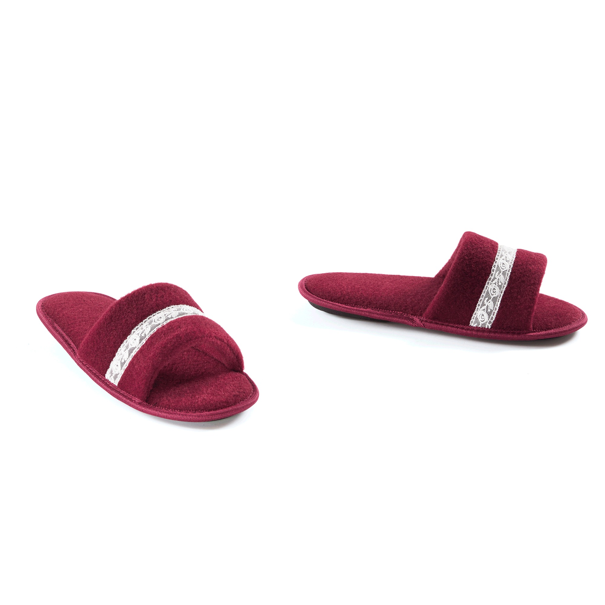 Women's Open Toe, Quilted Slipper