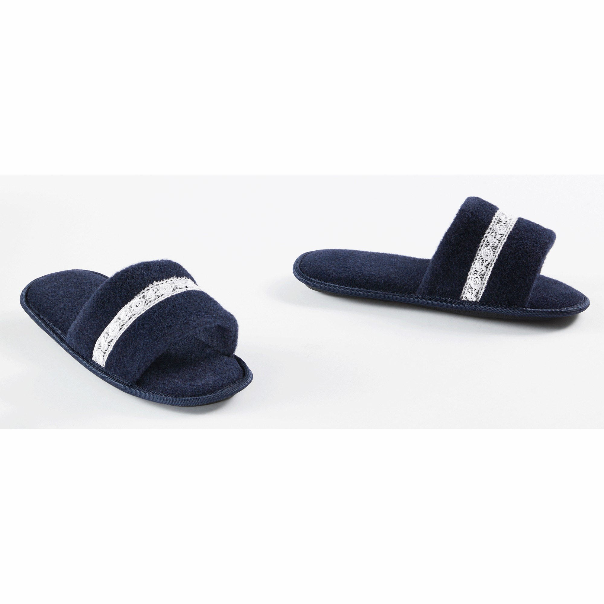 Women's Open Toe, Quilted Slipper