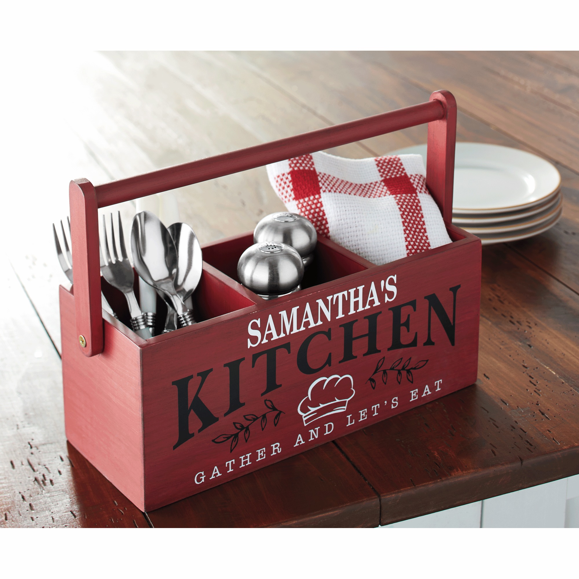 Personalized Kitchen Caddy