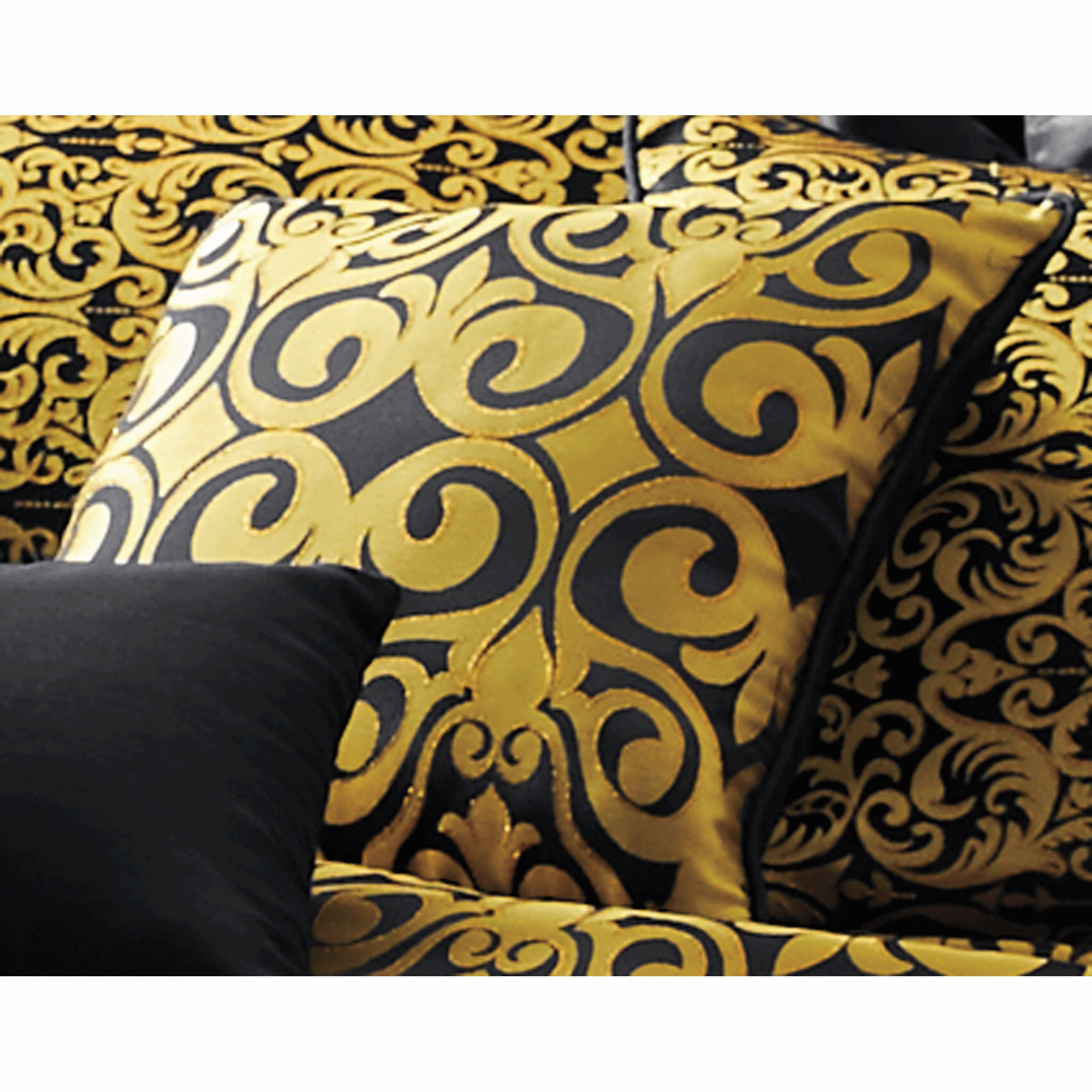 Kismet Luxury Woven Jacquard Square Accent Pillow 3 Kismet Luxury Woven Jacquard Square Accent Pillow