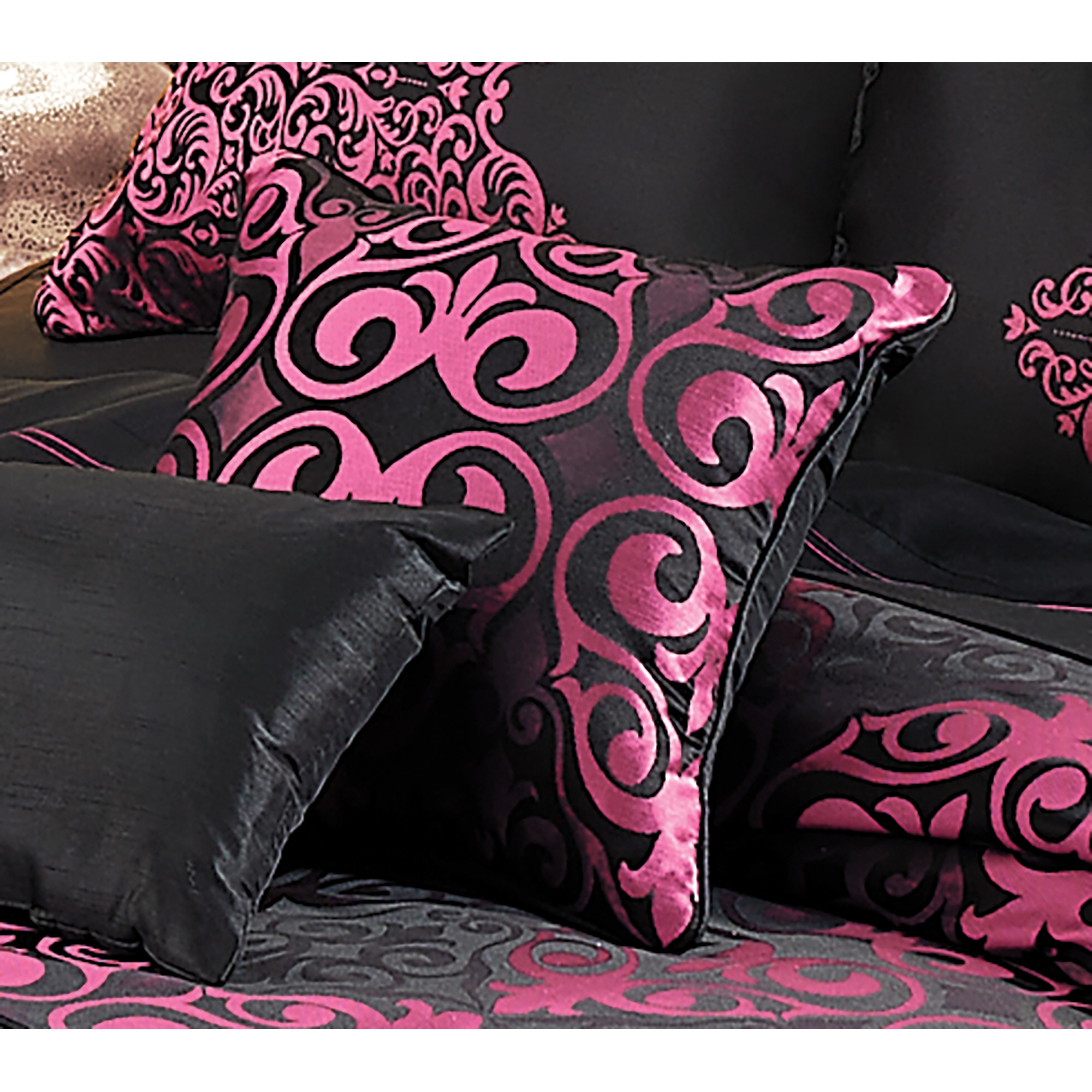 Kismet Luxury Woven Jacquard Square Accent Pillow 5 Kismet Luxury Woven Jacquard Square Accent Pillow