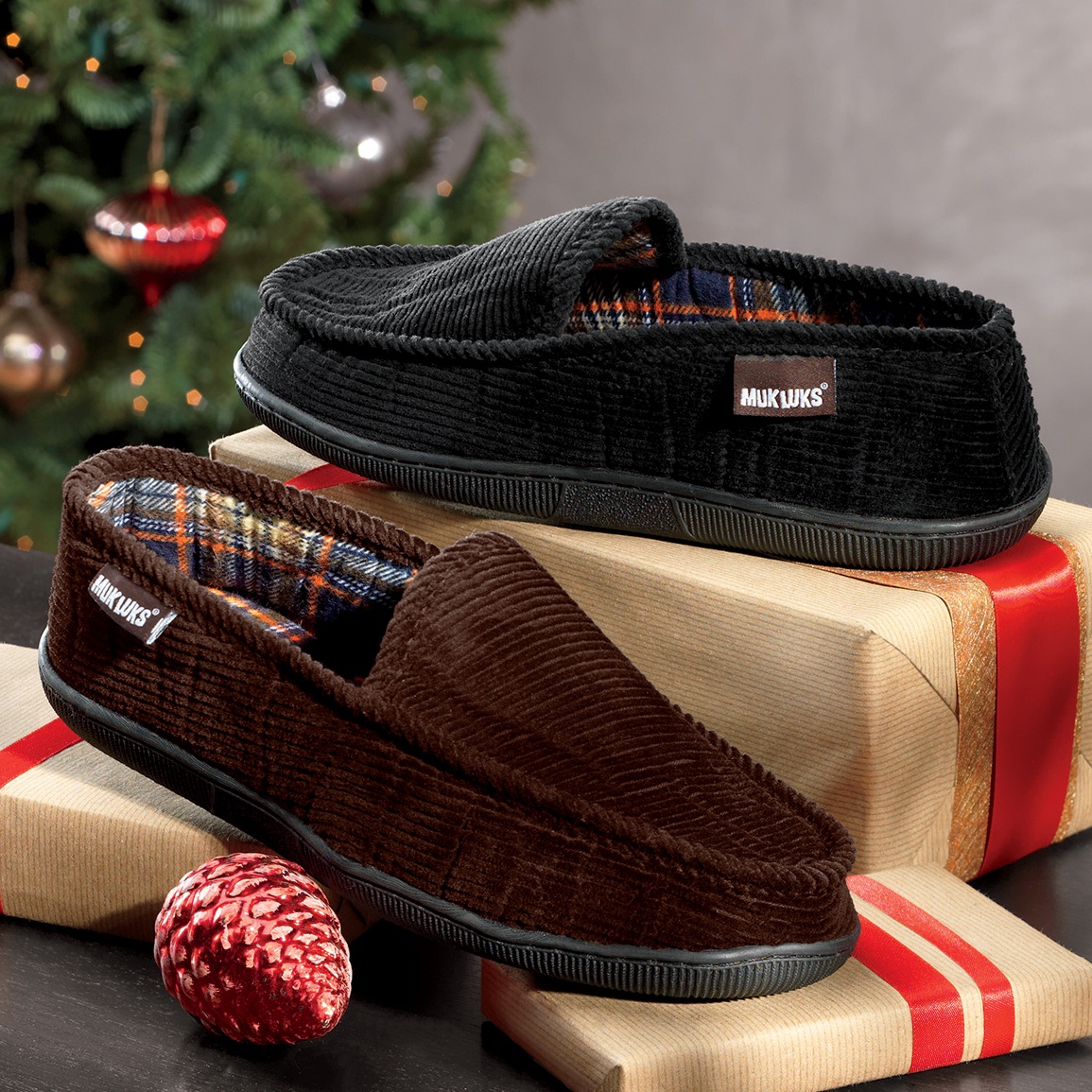 Corduroy Slipper by MUK LUKS