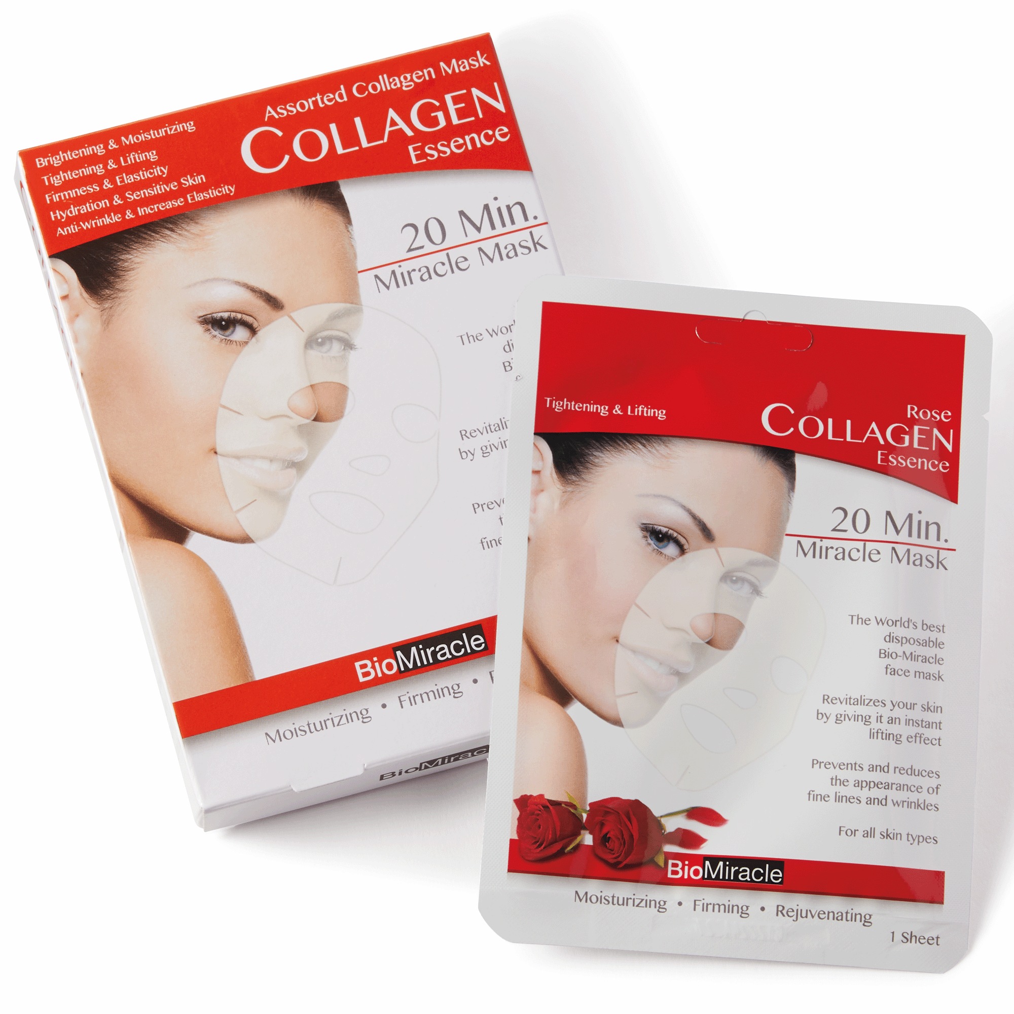 5-Pack Assorted Collagen Masks