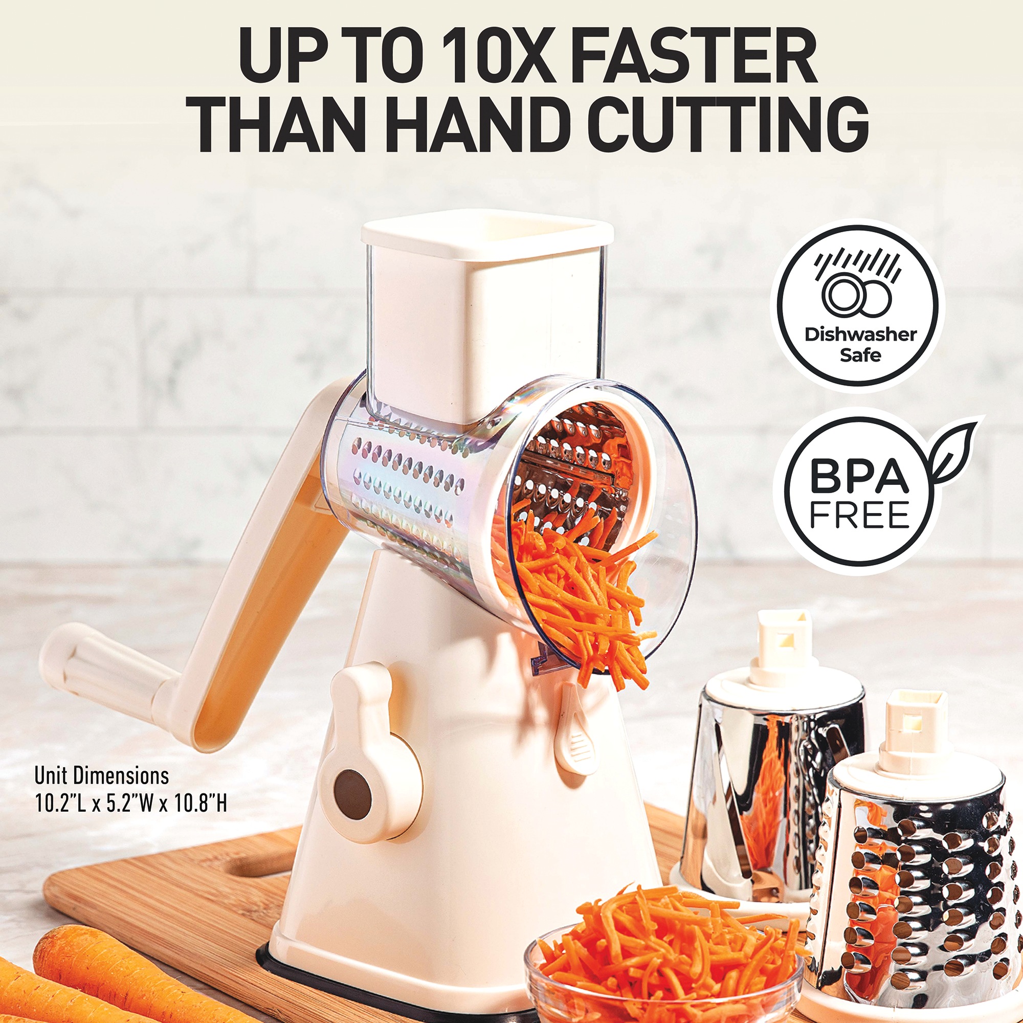NutriSlicer Cheese Grater 4 NutriSlicer Cheese Grater