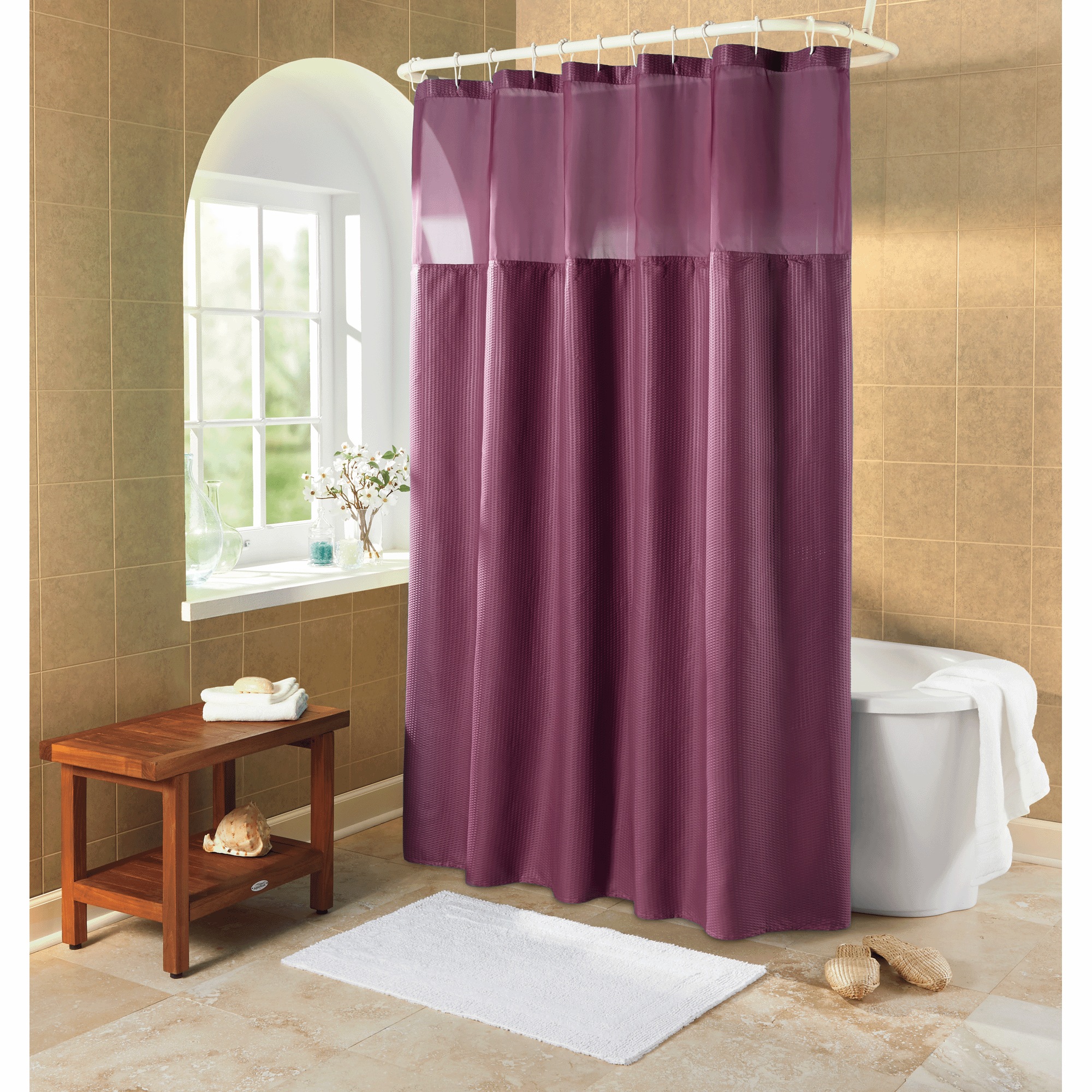 Serene Snap Shower Curtain 7 Serene Snap Shower Curtain